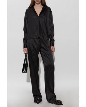 Tom Ford Silk Pants - Black