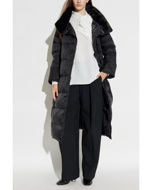 Emporio Armani Reversible Down Jacket From The 'Sustainability' Collection - Black