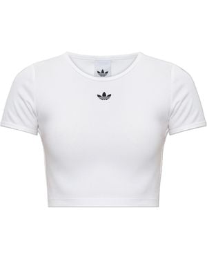 adidas Originals Top With Z Logo - White
