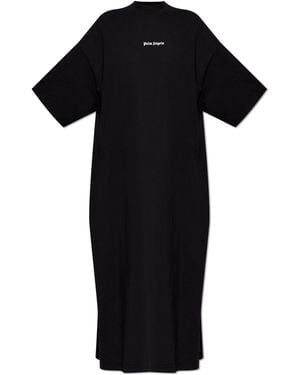 Palm Angels Dress With Logo - Black