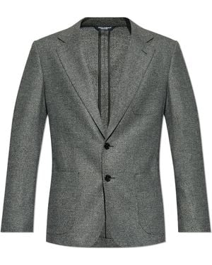 Dolce & Gabbana Wool Blazer - Grey