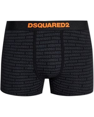 DSquared² Boxers With Logo - Black