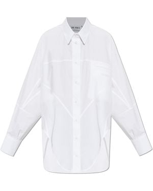 The Attico Shirt With Slits - White