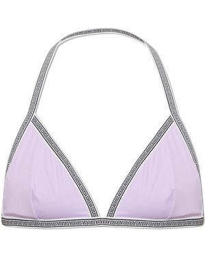 Versace Swimsuit Top - Purple