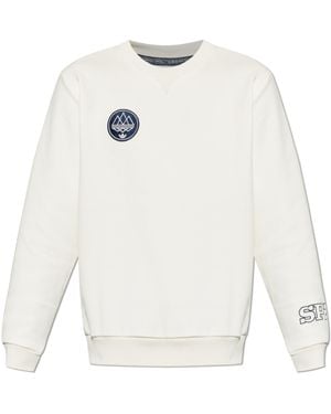 adidas Originals Sweatshirt With Logo Patch - White
