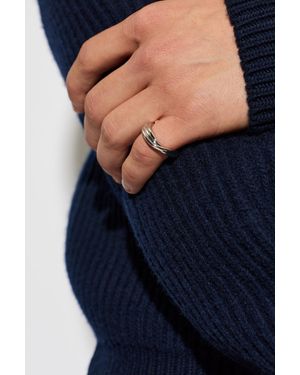 Jil Sander Brass Ring - Blue