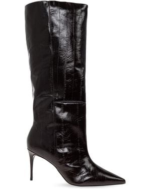 Black Suede Studio 'Kath' Heeled Knee-High Boots - Black
