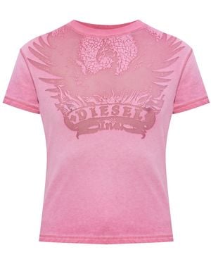 DIESEL T-Shirt 'T-Ila-Aa7' - Pink