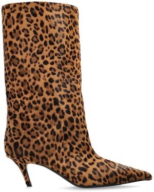 AMINA MUADDI “Heeled Boots 'Fiona' - Brown