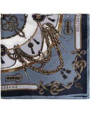 Dolce & Gabbana Silk Scarf - Black