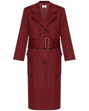 Ferragamo Wool Coat - Red