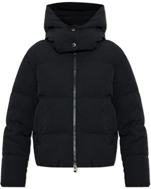 Woolrich Quilted Jacket With Hood - Black