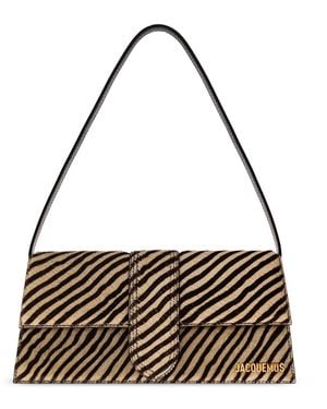 Jacquemus 'Bambino Long' Leather Shoulder Bag - Metallic