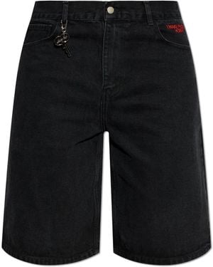 Carne Bollente Denim Shorts - Black