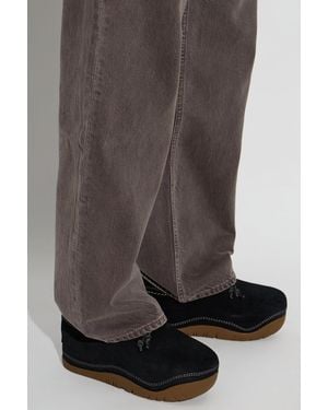 UGG Platform Shoes 'Bucked Clog' - Gray