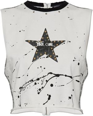 Dolce & Gabbana Top With Applications - White