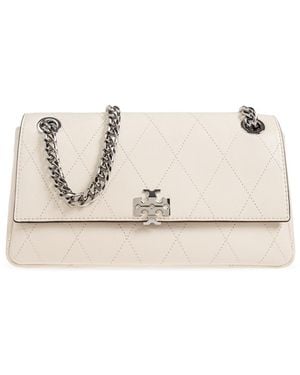 Tory Burch Shoulder Bag 'Charlie Small' - Natural