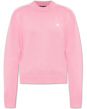 Acne Studios Sweater With Logo - Pink