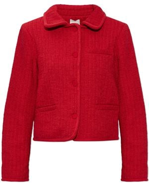 Posse 'Jacqueline' Tweed Blazer - Red