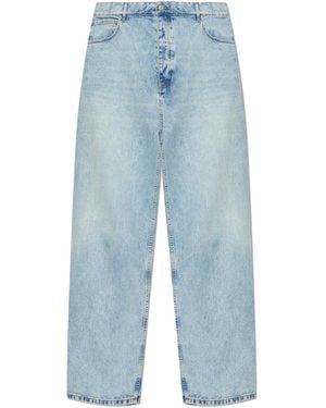Balenciaga Wide-Leg Jeans - Blue