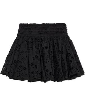 AllSaints "Dotty" Skirt-Shorts - Black