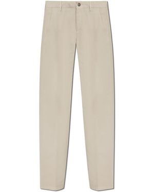 Eleventy Creased Trousers - White