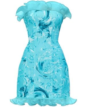 Versace Jeans Couture Off-The-Shoulder Dress - Blue