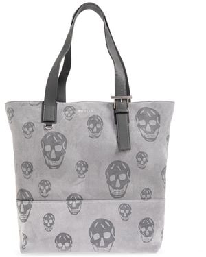 McQueen “T-Bar” Shopper Bag - Grey
