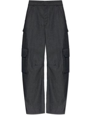 Balenciaga Wool Trousers - Black