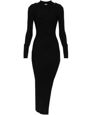 Courreges Fitted Dress - Black