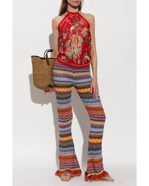 Etro Flared Leg Pants