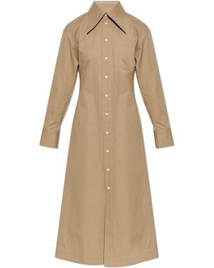 Ami Paris Shirt Dress - White