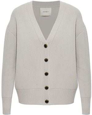 Lisa Yang Cashmere Cardigan 'Amery' - White