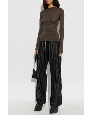 Rick Owens Long-Sleeved Top - Gray