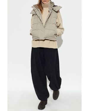 Rethinkit Studios Heated Gilet With Detachable Hood - Gray