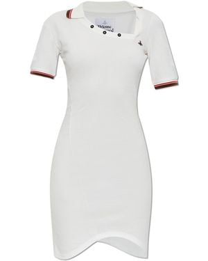 Vivienne Westwood "Glory Polo" Dress - White