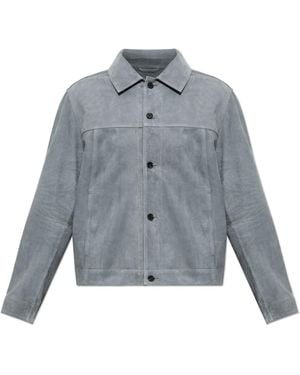 Arma 'Jaden' Leather Jacket - Grey