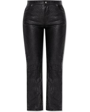 Zadig & Voltaire "Evy" Leather Trousers - Black