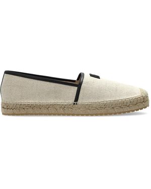 Dolce & Gabbana Espadrilles With Embroidered Logo - White