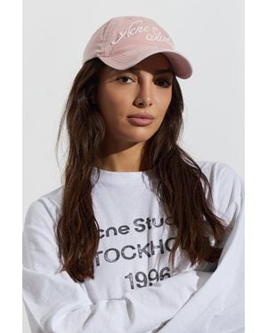 Acne Studios Baseball Cap - White