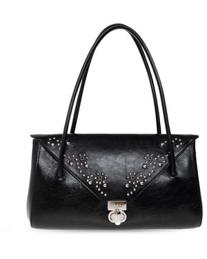 Marni Studded Leather Bag - Black