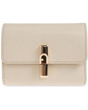 Furla Iride Small Wallet - Natural