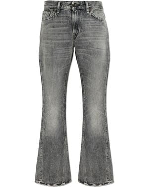Acne Studios Trousers With Flared Legs - Grey