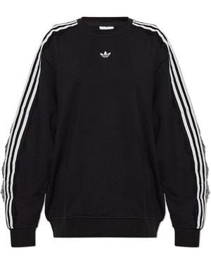 adidas Originals Sweatshirt With Embroidered Logo - Black