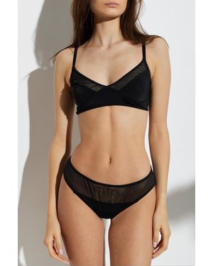 Heist Studios Sheer Bra - Black