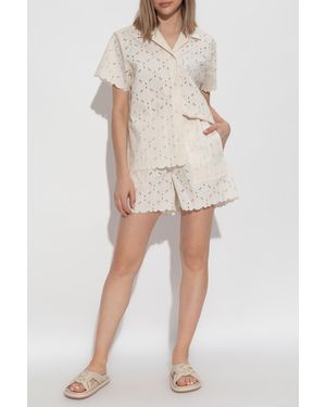 Moncler Lace Shirt - Natural