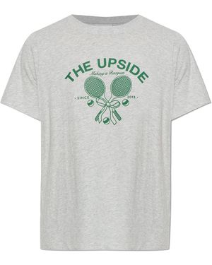 The Upside T-Shirt "Racquet Casey" - Grey
