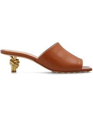Bottega Veneta Leather Mules - White