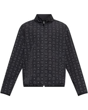 MCM Jacket With Logo - Blue