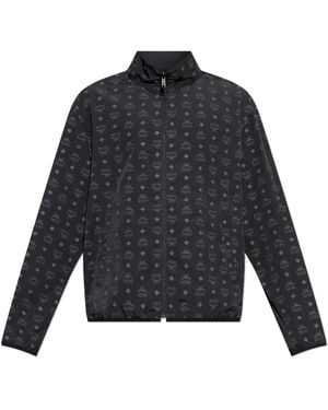 MCM Jacket With Logo - Blue